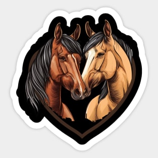 Horse Lover Design Sticker